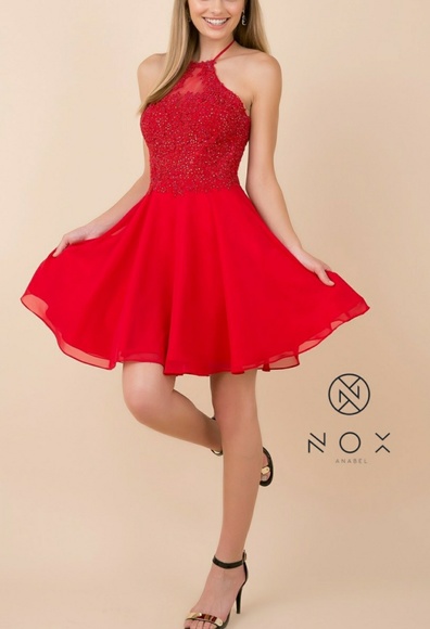 Short formal prom homecoming party dress - Picture 4 of 6